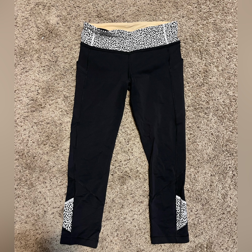 Lulu running leggings cropped
